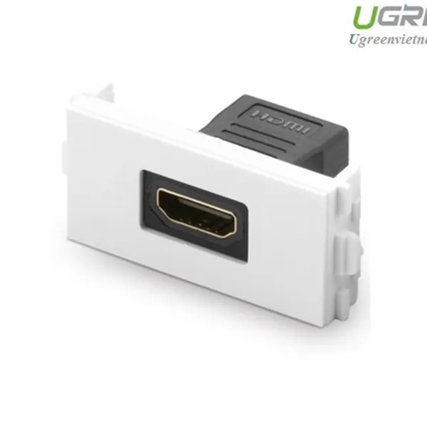 Hạt Wallplate HDMI âm tường cao cấp Ugreen 20317 chính hãng