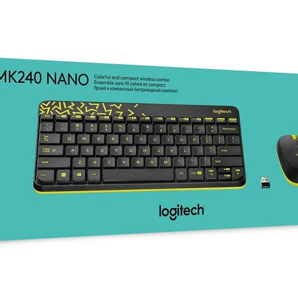 Bộ đôi Chuột và Bàn phím không dây MK240 Nano