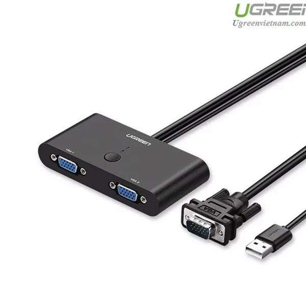 Bộ chuyển mạch VGA 2 vào 1 ra Ugreen 30711 Chính hãng