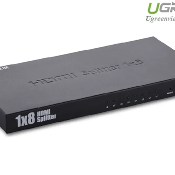 Bộ chia 1 ra 8 cổng HDMI 1.4 Chính hãng Ugreen 40203 hỗ trợ 4Kx2K@30Hz cao cấp