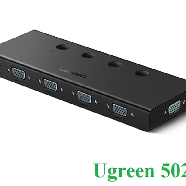 Bộ gộp VGA 4 vào 1 ra Hỗ trợ full HD 500Mhz chính hãng Ugreen 50279 cao cấp
