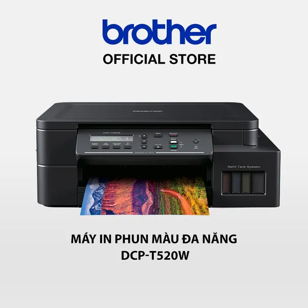 Máy in phun màu Brother  DCP-T520W