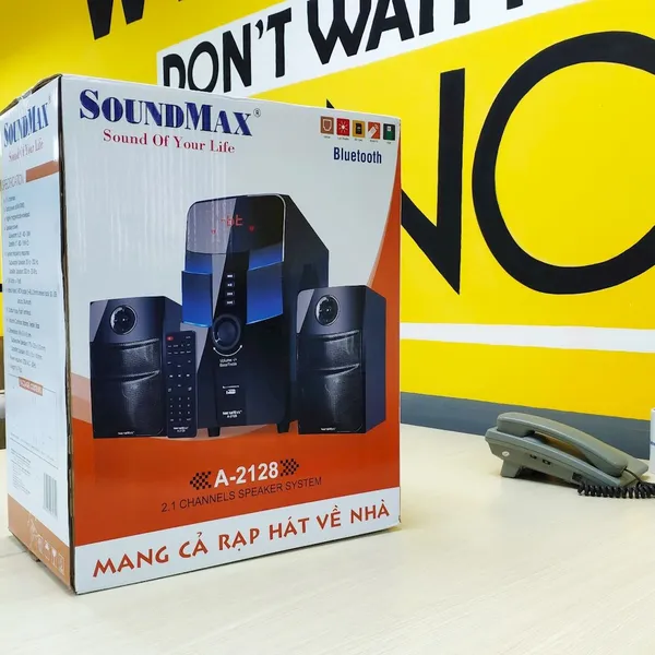 Loa bluetooth 2.1 SoundMAX A-2128 (Đen)