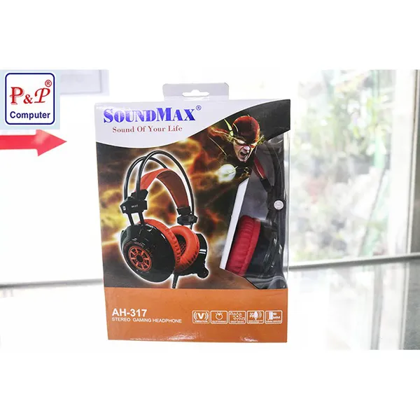 Tai nghe có dây Soundmax AH 317 (Trắng)