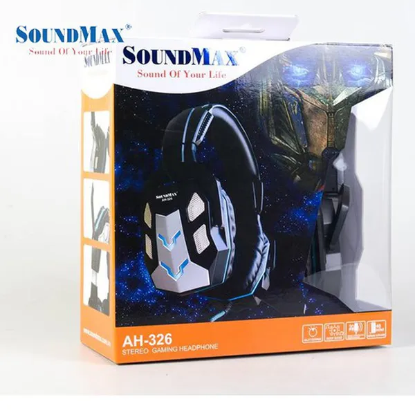 Tai nghe Over-ear SoundMAX AH 326 (Đen)