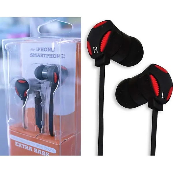 Tai nghe In-ear SoundMAX AH 703 (Đen,Đỏ)