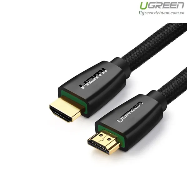 Cáp HDMI 2.0 dài 2m hỗ trợ full HD 4Kx2K chính hãng Ugreen 40410 cao cấp