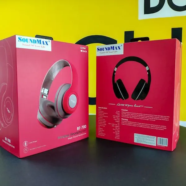 Tai nghe không dây Over-ear SoundMAX BT700 (Đen)