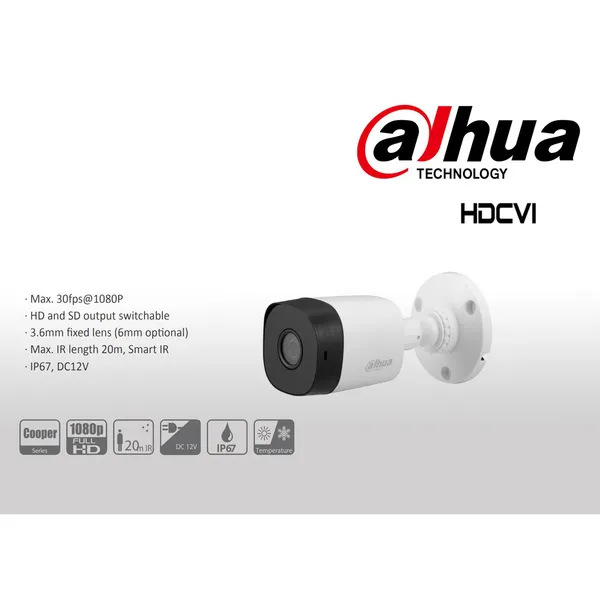 Camera Dahua DH-HAC-B1A21P