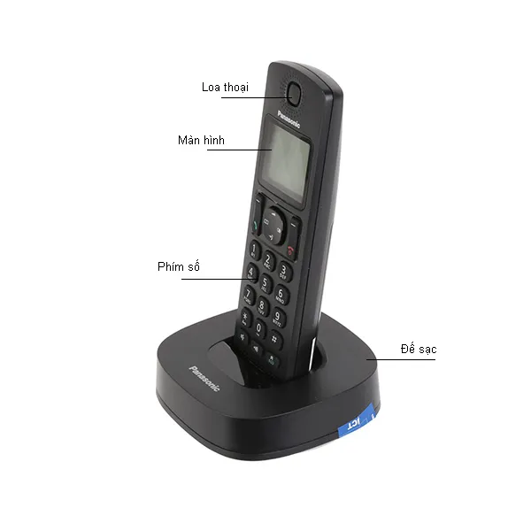 Điện thoại không dây kỹ thuật số DECT Panasonic KX-TGC312 chính hãng