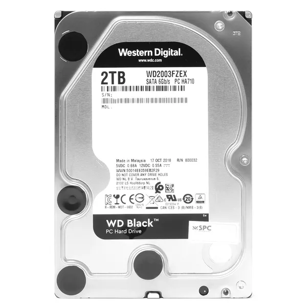 HDD Western Digital Black 2TB 3.5" SATA 3