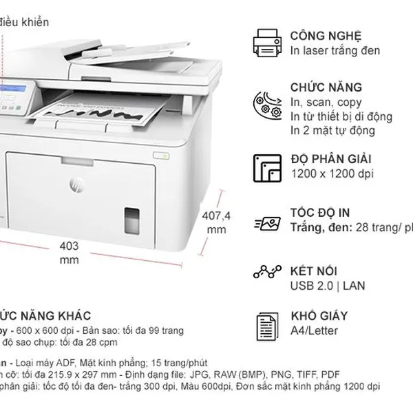 HP Laser Pro MFP M227SDN