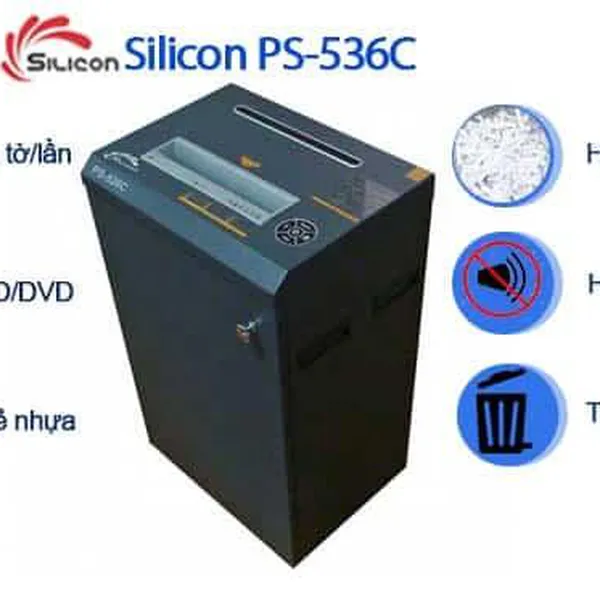 Máy Hủy Giấy SILICON PS-536C