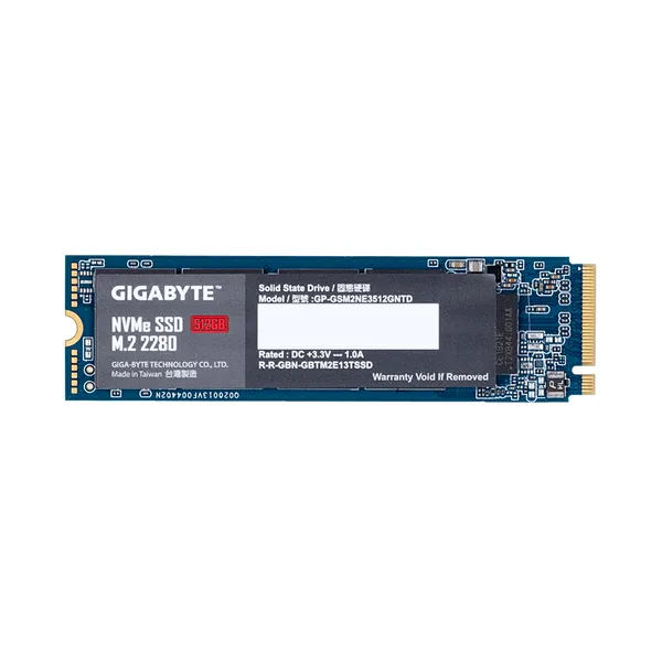 SSD Gigabyte 512GB M.2 2280 NVMe Gen3 x4