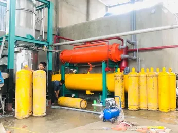 Máy đá viên 40 tấn gas NH3 bạc liêu