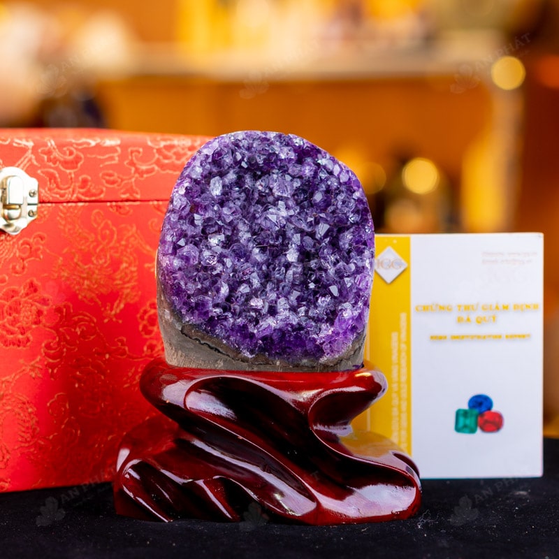 vị trí bạn có thể đặt hốc thạch anh tím