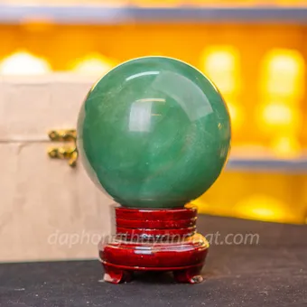 Quả Cầu Thạch Anh Xanh - Fluorite Xanh - 2,55kg - 12cm M05493