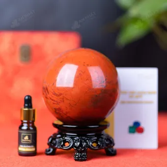 Quả Cầu Ngọc Bích Đỏ - 1,82kg - M0210182