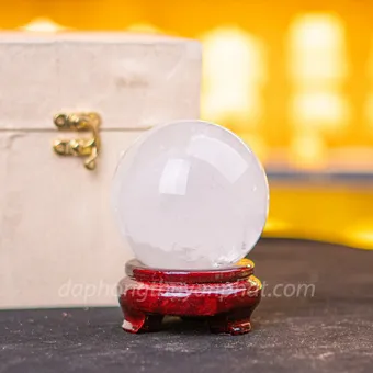 Quả Cầu Thạch Anh Trắng 0,84kg - M0387