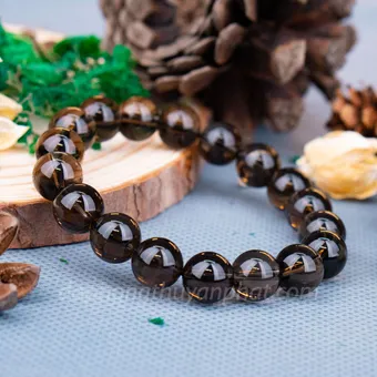 Vòng Tay Thạch Anh Khói | Vòng thạch anh khói
