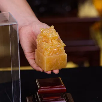 Ấn Rồng Phong Thuỷ Ngọc Hoàng Long 10Cm - M0669