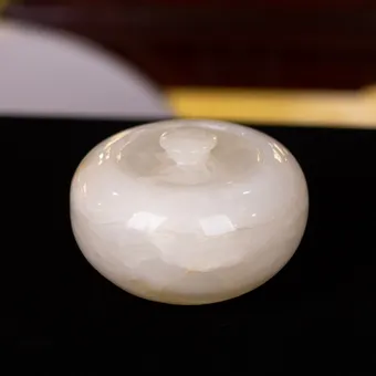 BÁT TỤ BẢO | BÁT TỤ LỘC | BÁT TỤ TÀI | BÁT TỤ THỦY ĐÁ NGỌC ONYX 18cm - 2,8Kg (không cốt, không vụn, không nén vàng) - M2117