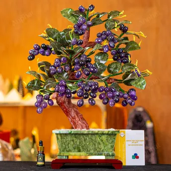 Cây Nho Đá Thạch Anh Tím - 48cm - M2952568