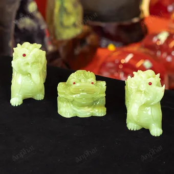 Combo Tỳ Hưu - Thiềm Thừ Onyx Xanh - M2932831