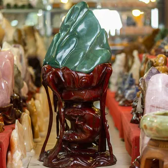 Đá Cảnh - Đá Trấn Trạch Thạch Anh Xanh 78,3kg - M14511