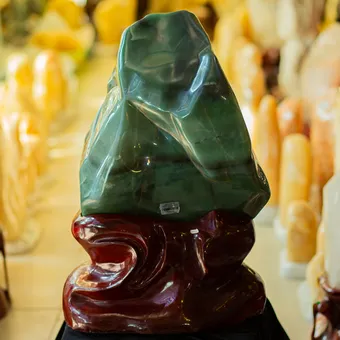 Đá Cảnh - Đá Trấn Trạch Thạch Anh Xanh 40,8kg - M04151