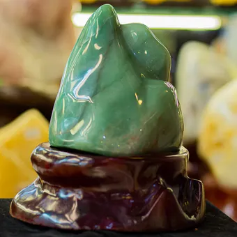 Đá Cảnh - Đá Trấn Trạch Thạch Anh Xanh 9,8kg - M14514