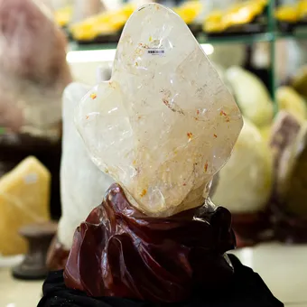 Đá Cảnh - Đá Trấn Trạch Thạch Anh Trắng 27,5kg - M17023