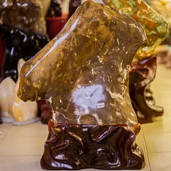 Đá Cảnh - Đá Trấn Trạch Canxedon - Mã Não 38,8kg - M19412