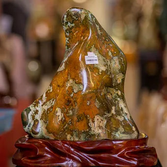 Đá Cảnh - Đá Trấn Trạch Canxedon - Mã Não 12,8kg - M19413