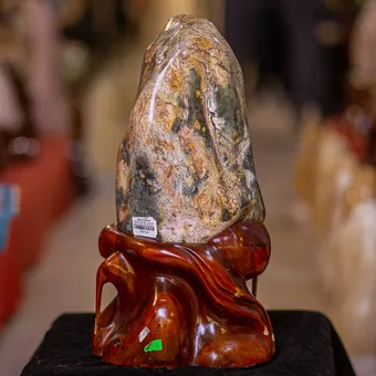 Đá Cảnh - Đá Trấn Trạch Canxedon - Mã Não 7,8kg - M11322