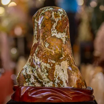 Đá Cảnh - Đá Trấn Trạch Canxedon - Mã Não 9,08kg - M19415