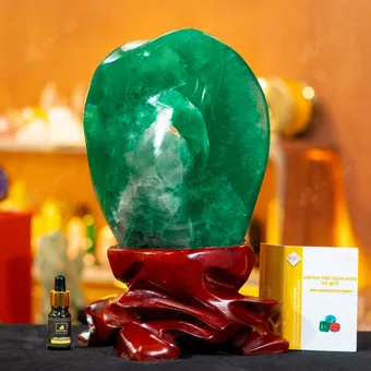 Đá Cảnh Thạch Anh Xanh - Fluorite Xanh - 9,4kg - M284894