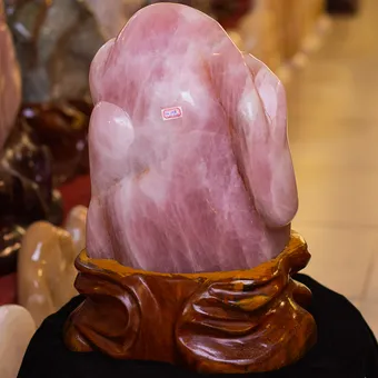 Đá Cảnh - Đá Trấn Trạch Thạch Anh Hồng 28,53Kg - M14502