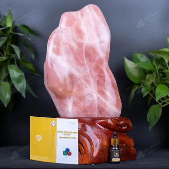 Đá Cảnh - Đá Trấn Trạch Thạch Anh Hồng - 10kg - M277510