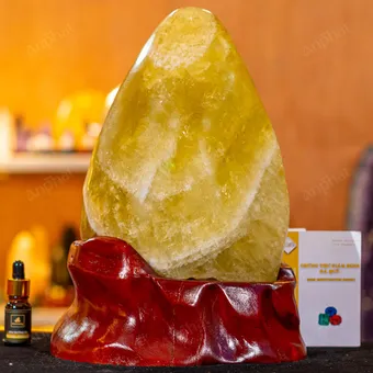 Đá Cảnh Thạch Anh Vàng - 8,29kg - M2964829