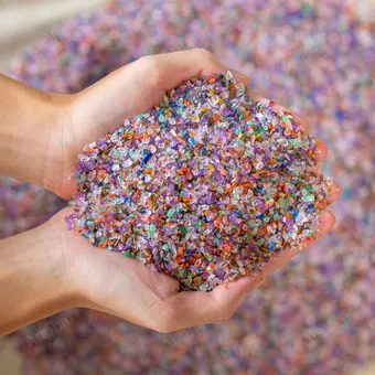 Đá Thạch Anh Vụn Ngũ Sắc Mini (Đặc Biệt) - V12121