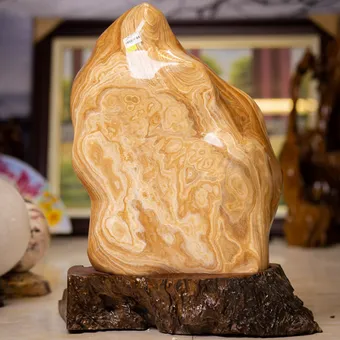 ĐÁ CẢNH VÂN GỖ 62,4Kg - M1910