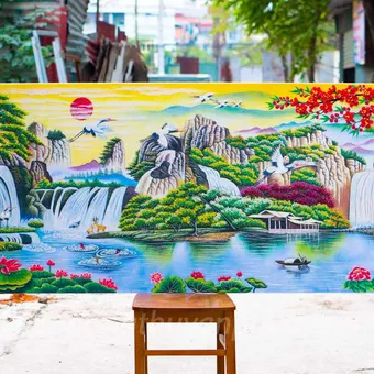 Tranh Non Nước Hữu Tình