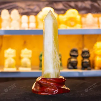 Trụ thạch anh vàng | trụ đá thạch anh vàng 2.04kg - M2176