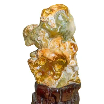 Đá Cảnh, Đá Trấn Trạch Canxedol, Mã Não AP0020