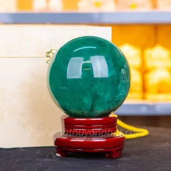 Quả Cầu Thạch Anh Xanh - Fluorite Xanh 3.9kg - 13cm M04720