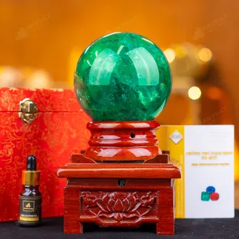 Quả Cầu Thạch Anh Xanh - Fluorite Xanh - 2,23kg - M1879223