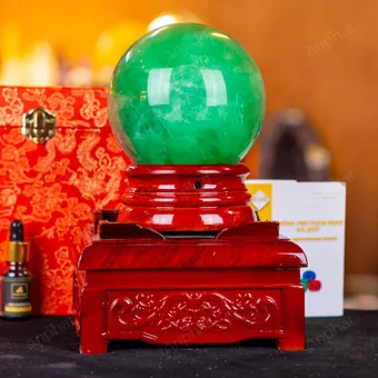 Quả Cầu Thạch Anh Xanh - Fluorite Xanh 4A - 2,69kg - M1879269