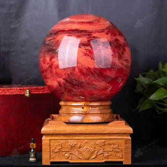 Quả Cầu Đá Núi Lửa Đỏ - 39,6 Kg - M0346396