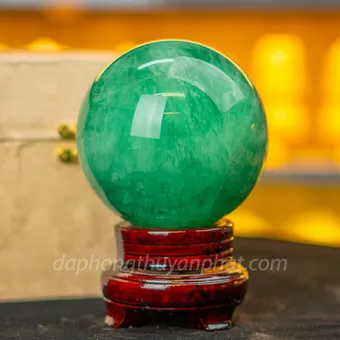 Quả Cầu Thạch Anh Xanh - Fluorite Xanh 2,35kg - ĐK11cm - M227213